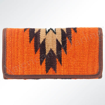 American Darling Wallet Saddle Blanket Genuine Leather Women Bag Western Handbag Purse| Wallet Purse
